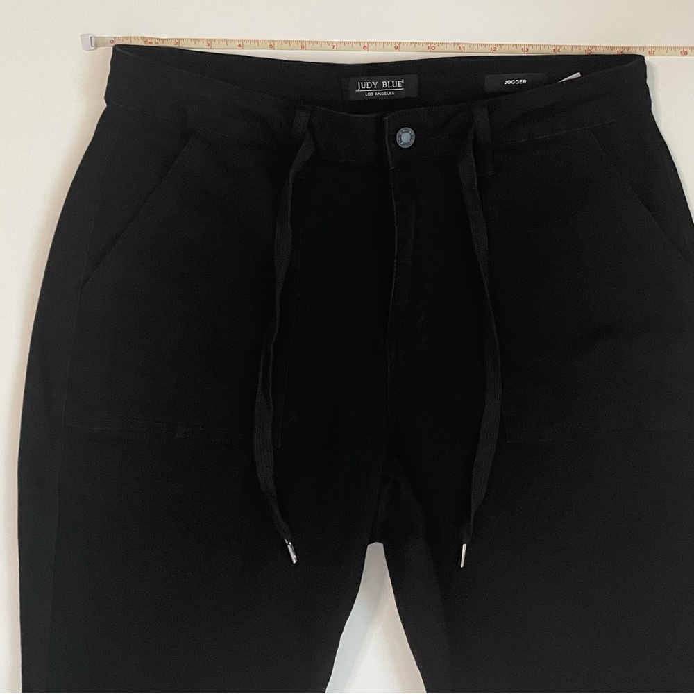 Judy Blue Women's High Waist Black Jogger Jeans Stretch Denim Size 14W - Picture 12 of 16